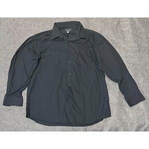 Colours Alexander Julian Men's XL 17-17 1/2 34/35 Black Long Sleeve Shirt